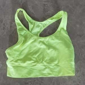 Victoria secret sports bra neon green